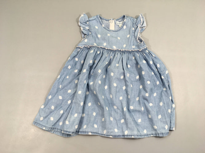 Robe m.c denim fraises, moins cher chez Petit Kiwi