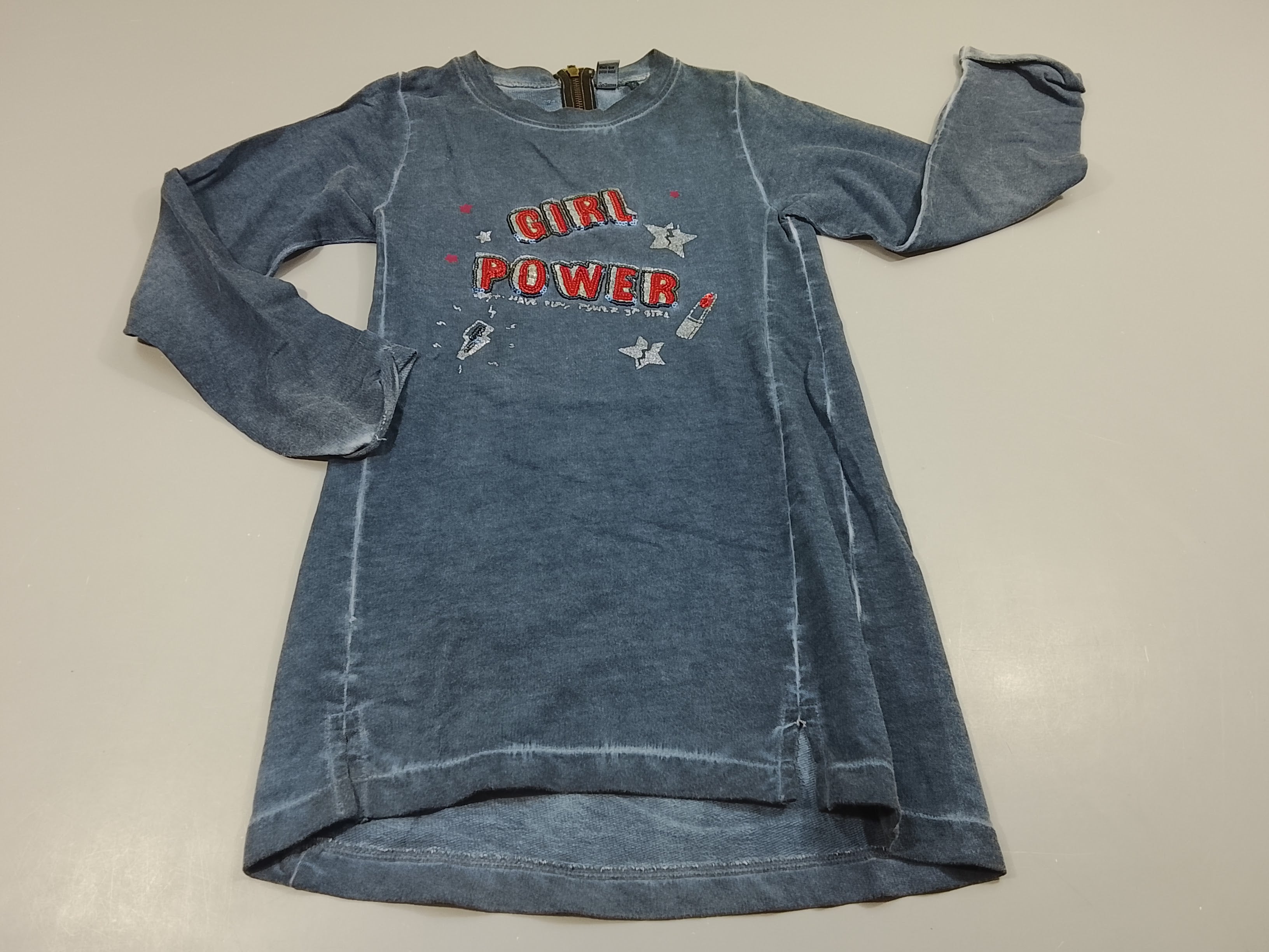 Robe m.l bleu marine 