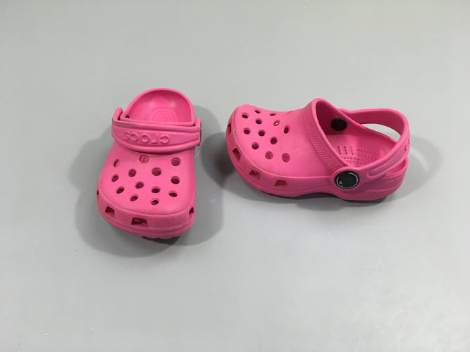 Sabots Crocs rose, C4-5, 19-21, moins cher chez Petit Kiwi