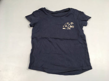 T-shirt m.c bleu marine , Roll