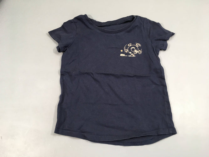 T-shirt m.c bleu marine , Roll, moins cher chez Petit Kiwi