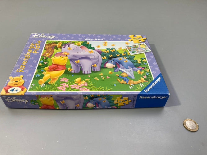 Puzzle Winnie l'ourson 2x20pcs - Complet, moins cher chez Petit Kiwi