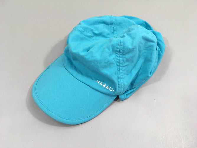 Casquette bleue UPF 50+ Nabaiji, moins cher chez Petit Kiwi