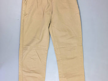 Pantalon beige taille et chevilles élastiques 34