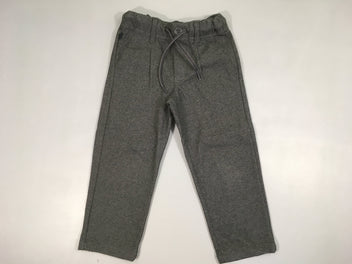 Pantalon chino Slim gris taille élastique