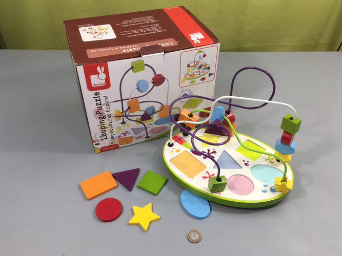 Looping Puzzle Formes & Couleurs, moins cher chez Petit Kiwi