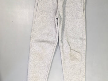 Pantalon de training gris-Souillé aux genoux (voir photo)