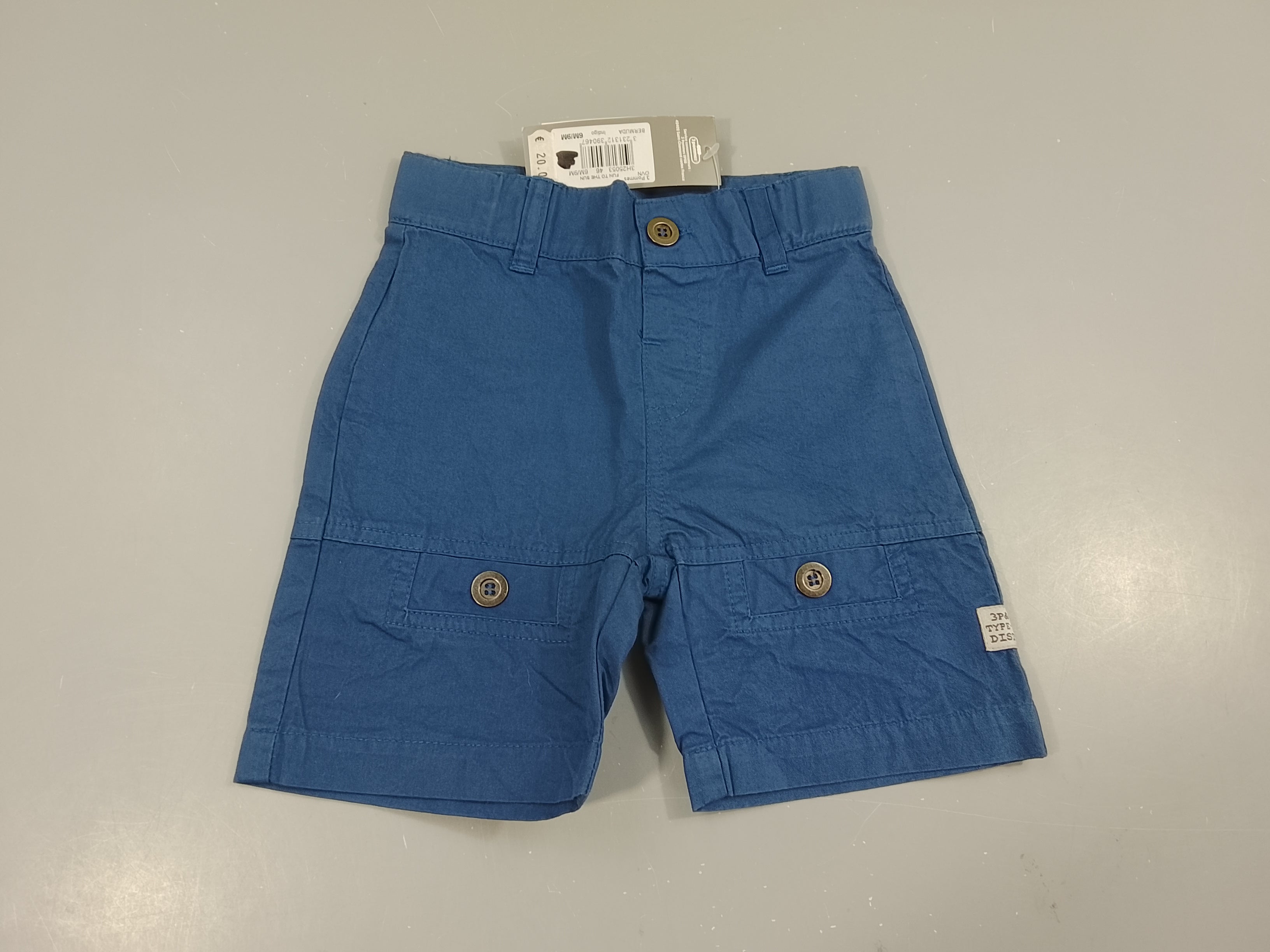NEUF Short bleu