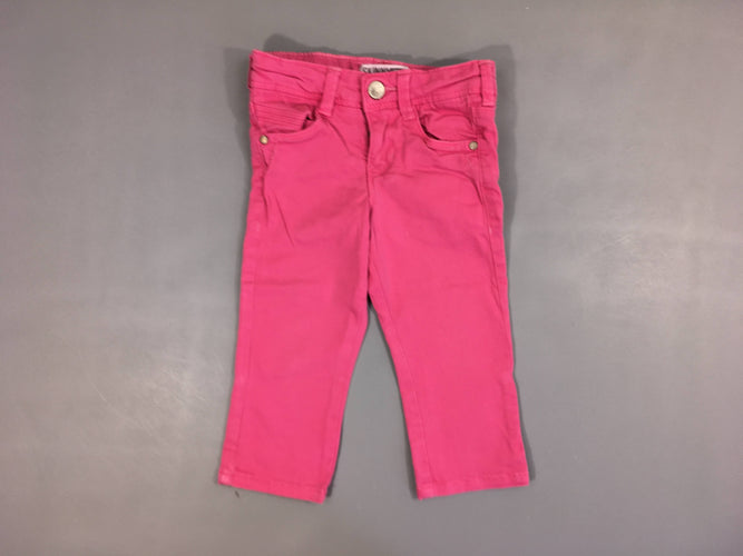 Pantalon rose 3/4, moins cher chez Petit Kiwi