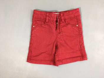 Short en jean rouge étoiles poches