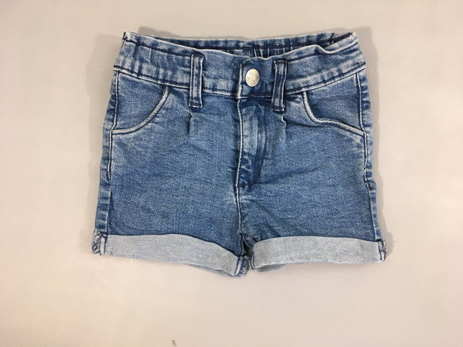 Short en jean à revers, moins cher chez Petit Kiwi