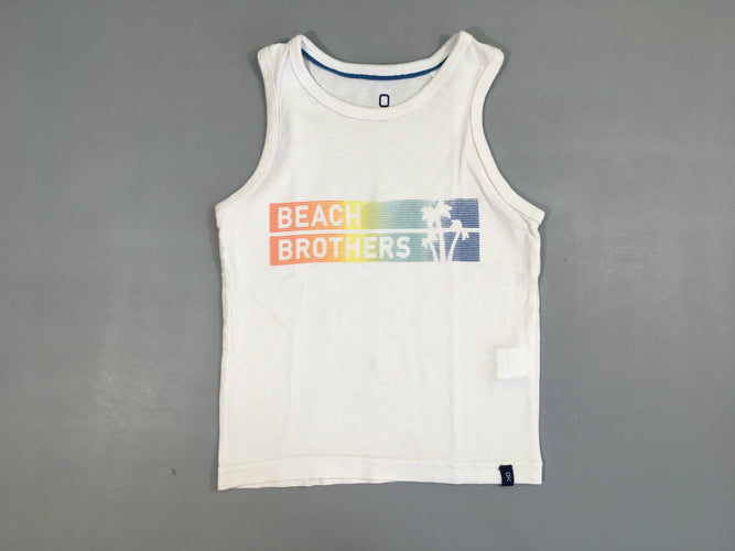 T-shirt s.m blanc Beach, moins cher chez Petit Kiwi