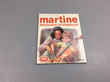 Martine découvre la musique, couverture jaunie