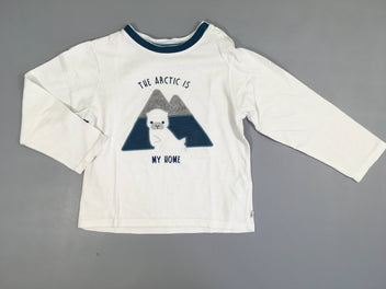 T-shirt m.l blanc Arctic ours