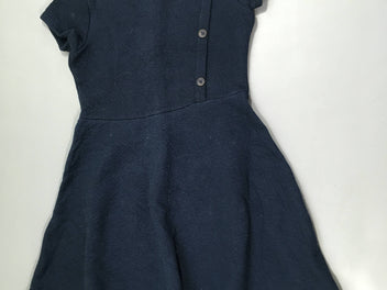 Robe m.c molleton bleu marine