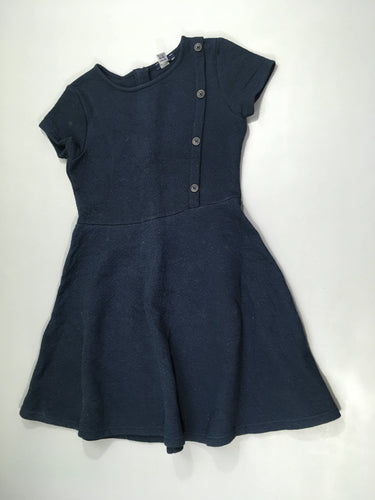 Robe m.c molleton bleu marine, moins cher chez Petit Kiwi