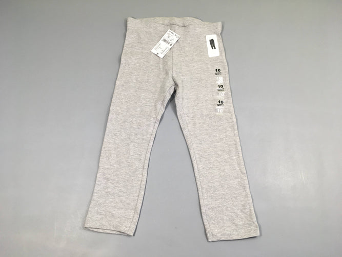 Neuf-Legging 3/4 gris, moins cher chez Petit Kiwi