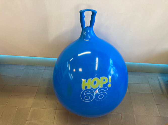 Ballon sauteur | Hop hop | Diamètre 66 cm|Bleu | Gymnique, moins cher chez Petit Kiwi