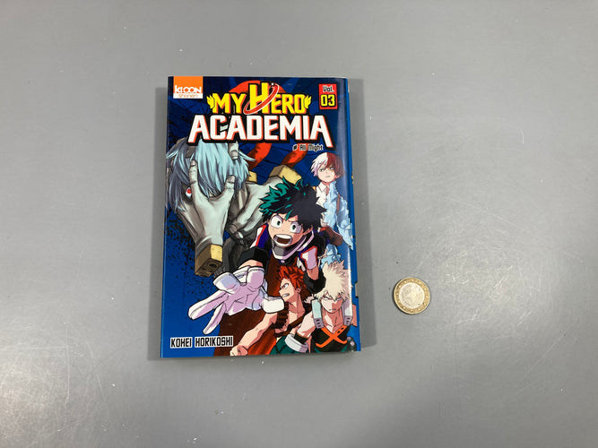 My hero Academia - Vol. 3, moins cher chez Petit Kiwi