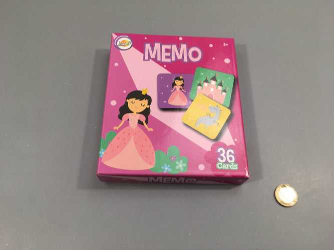 Complet memo 36pcs princesses, moins cher chez Petit Kiwi