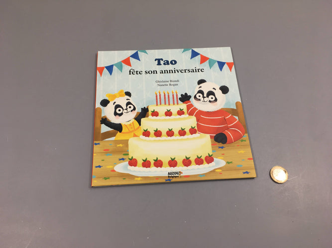 Tao fête son anniversaire, Auzou, moins cher chez Petit Kiwi