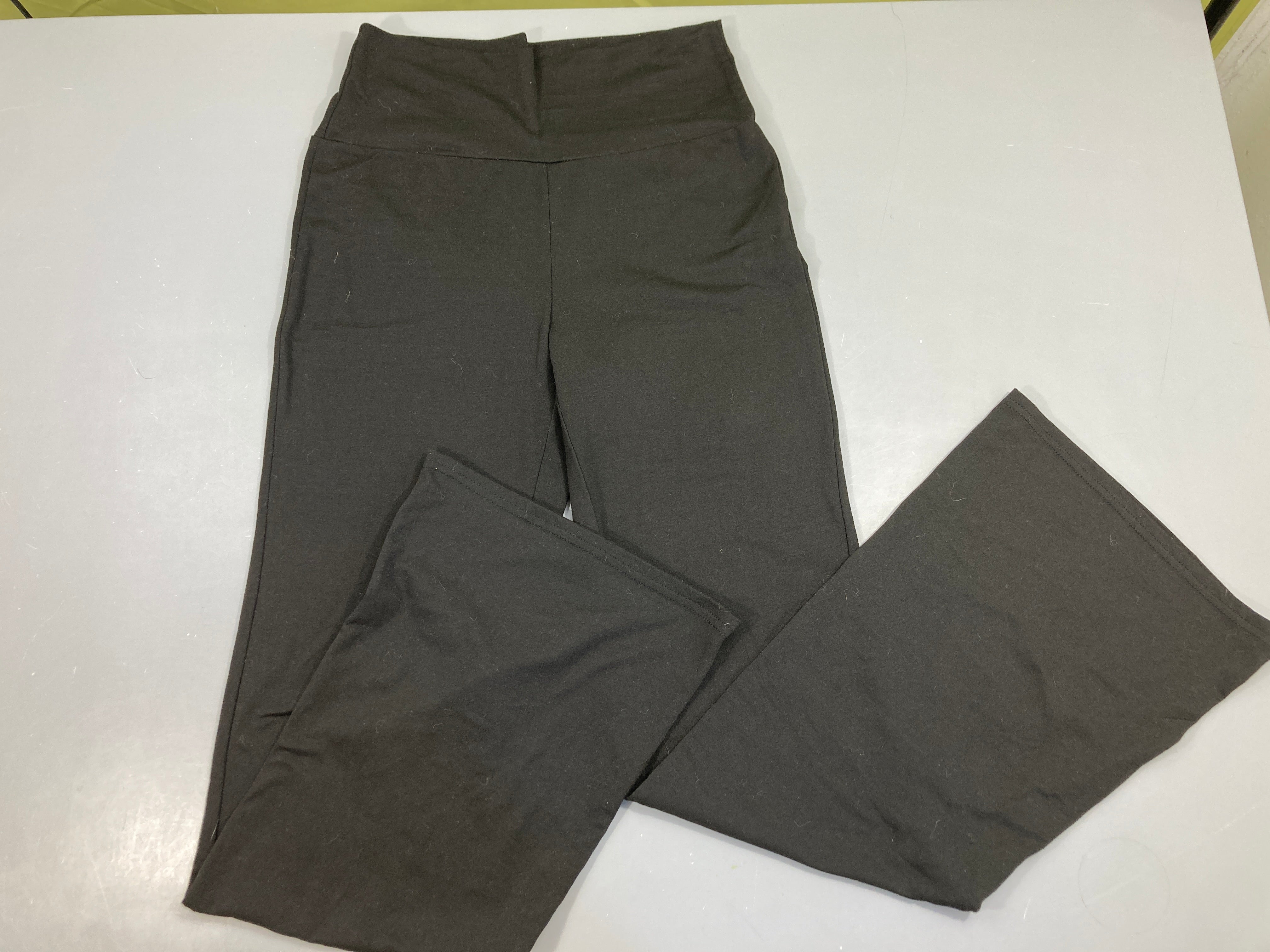 Pantalon jersey évasé noir