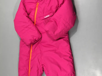 Combinaison de ski rose tirette orange Wed'ze Taches sur bas manche droite