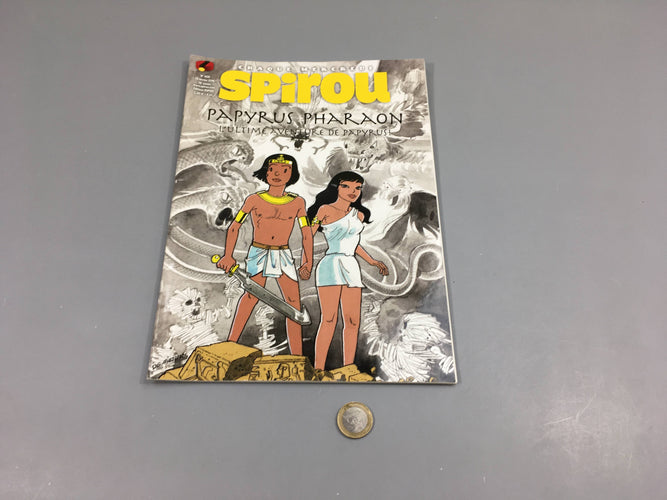 Spirou magasine Papyrus Pharaon n°4011, moins cher chez Petit Kiwi