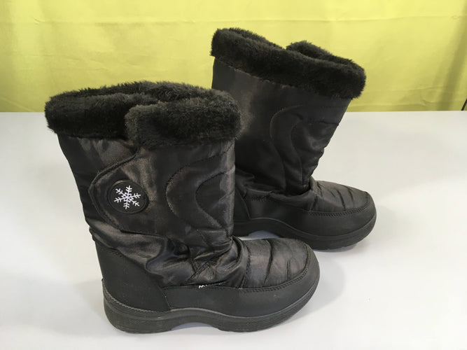 Bottes de neige noires snow, 36, moins cher chez Petit Kiwi