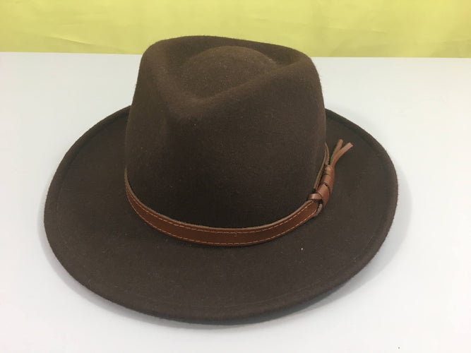 Chapeau brun 100% laine Curzon classics, taille S, moins cher chez Petit Kiwi