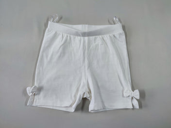 Short jersey blanc noeuds