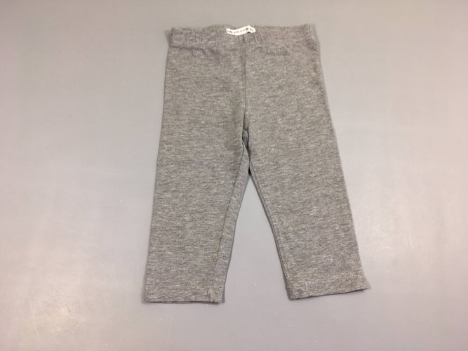 Legging court gris chiné, moins cher chez Petit Kiwi