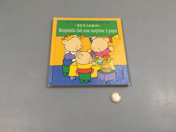 Les petites aventures de Benjamin, Benjamin fait une surprise à papa, livre corné