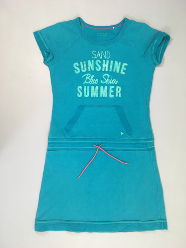 Robe sweat m.c turquoise sand sunshine, moins cher chez Petit Kiwi