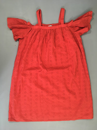 Robe m.c rouge dentelle, moins cher chez Petit Kiwi