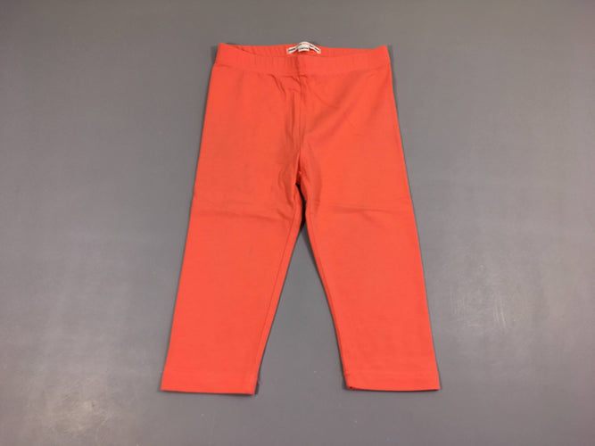 Legging court orange, moins cher chez Petit Kiwi