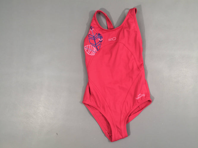 Maillot rose feuilles, moins cher chez Petit Kiwi