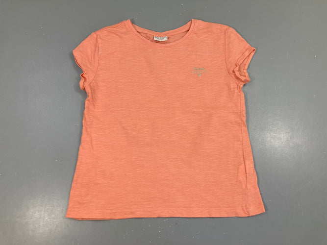 T-shirt m.c à revers rose clair flammé Power, moins cher chez Petit Kiwi