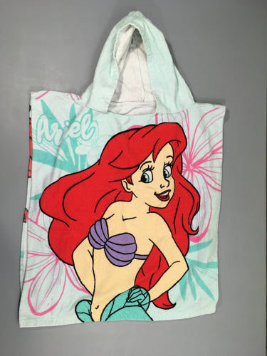 Poncho de bain bleu Ariel, moins cher chez Petit Kiwi