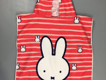 Poncho de bain rose Miffy