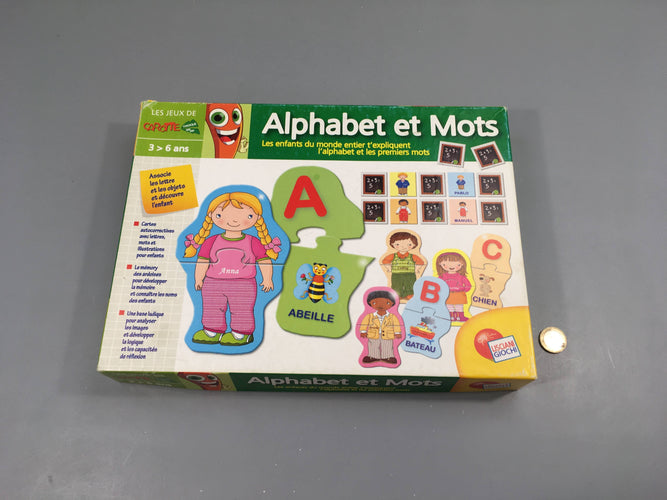 Alphabet et mots, Tiptoi, 3-6a, moins cher chez Petit Kiwi