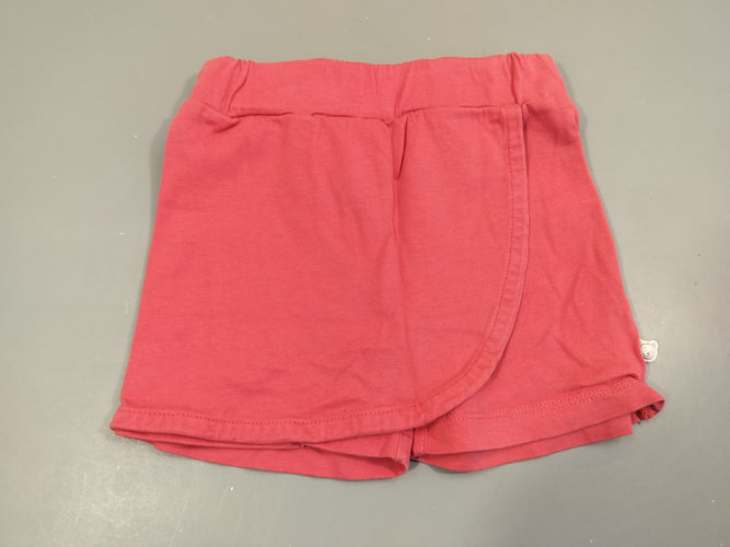 Short Jupe rose 100% coton, moins cher chez Petit Kiwi