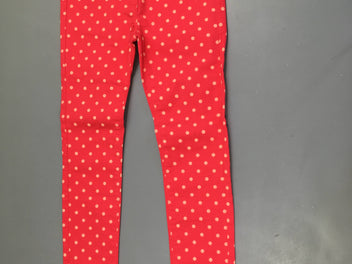 Neuf-Pantalon rose pois rose pâle