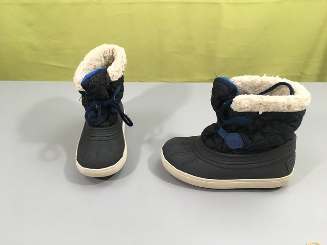 Bottes de neige bleu foncé Elémenterre, moins cher chez Petit Kiwi