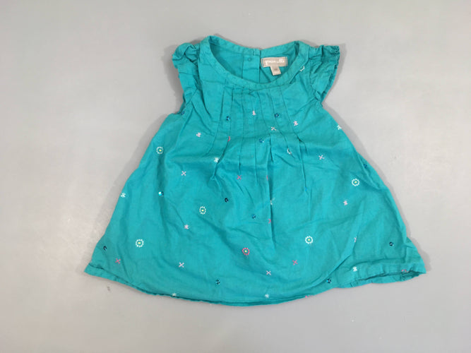 Robe m.c vert sequins, moins cher chez Petit Kiwi