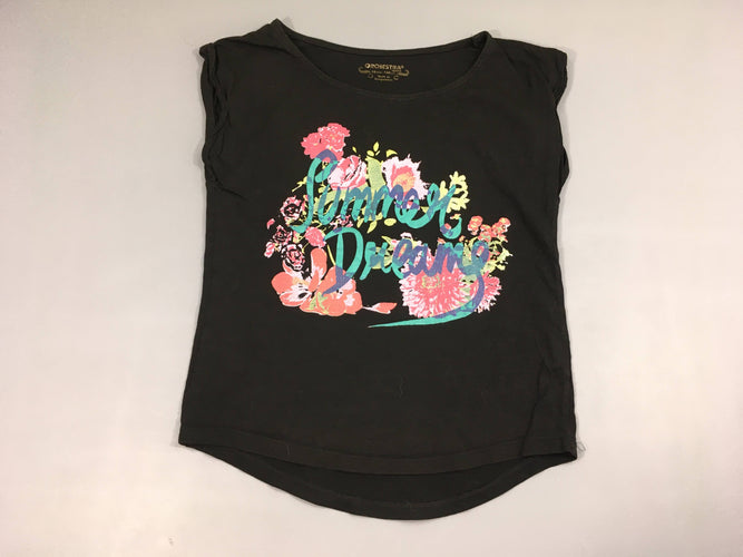 T-shirt m.c noir flammé Summer, moins cher chez Petit Kiwi