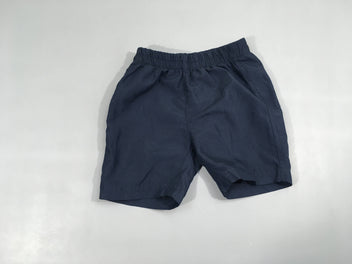 Short de sport bleu foncé