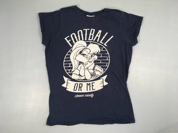 T-shirt m.l bleu foncé Fantball