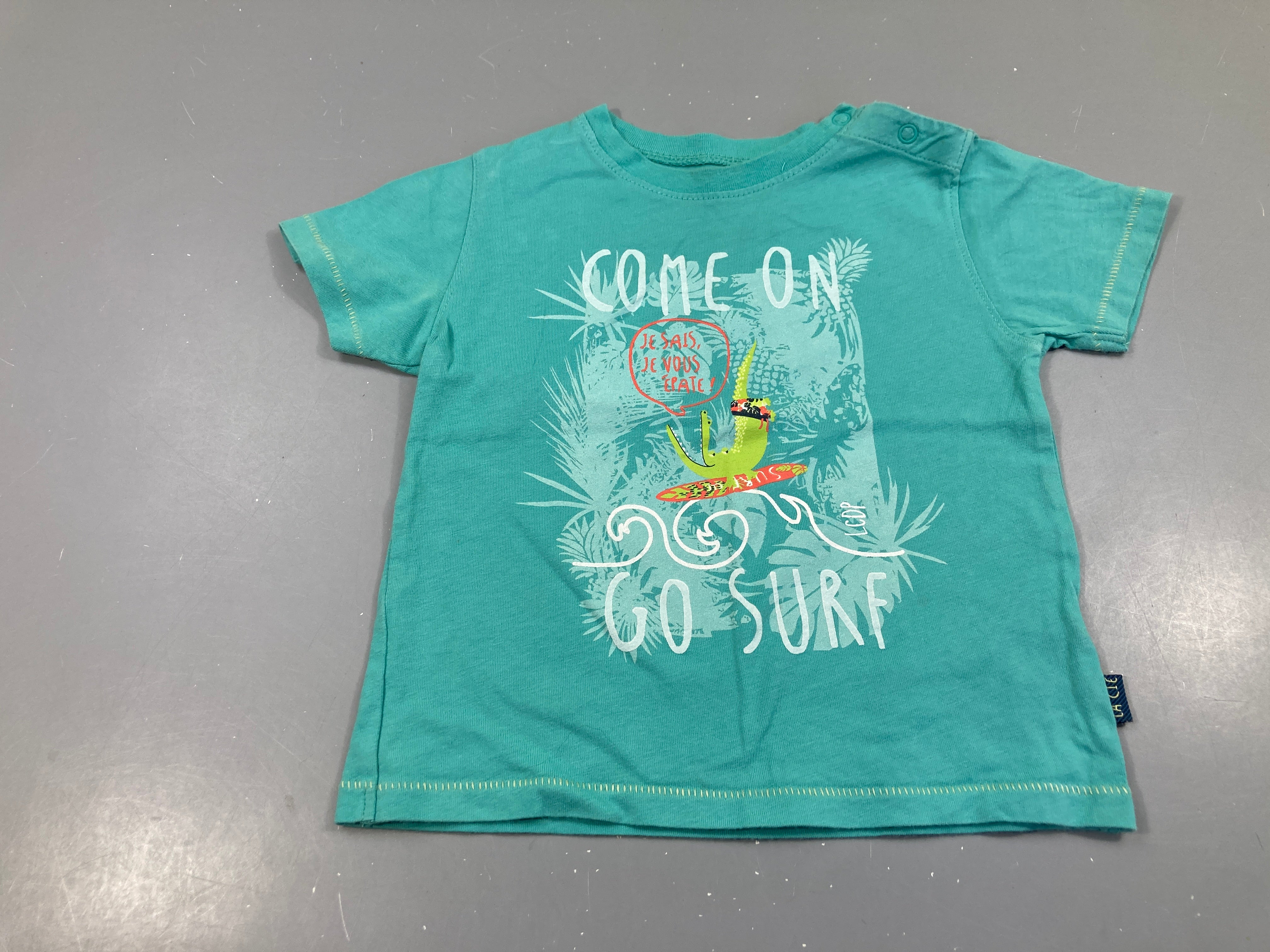T-shirt m.c bleu surf