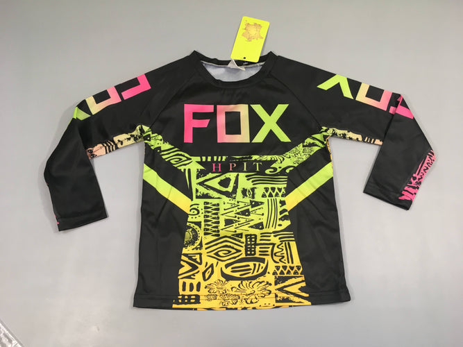 NEUF T-shirt m.l de vélo noir Fox, moins cher chez Petit Kiwi